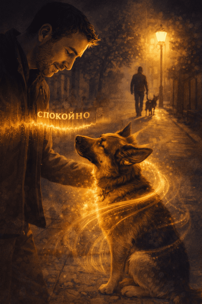 довольная собака