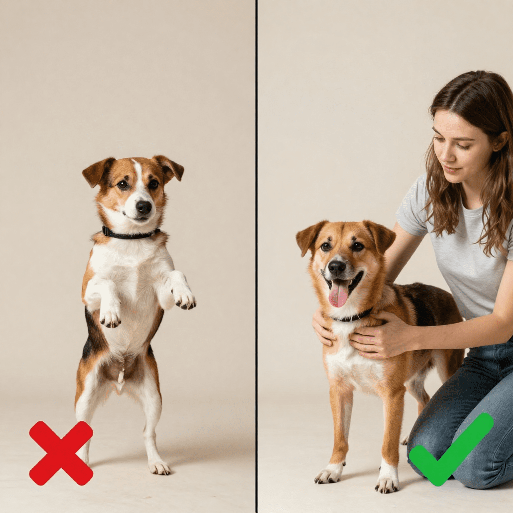 собака на руках